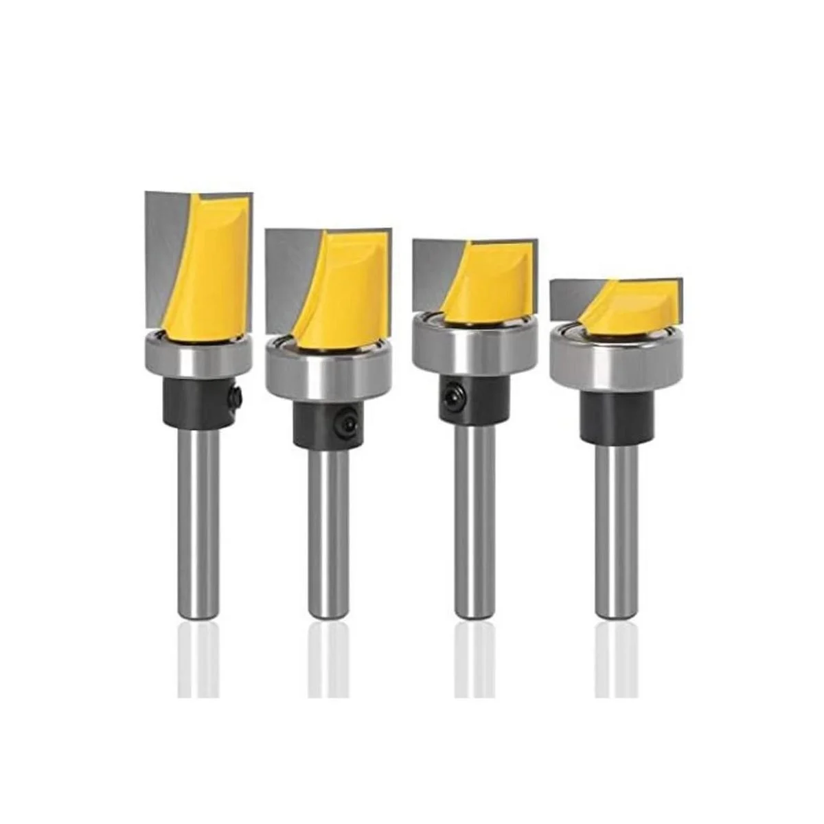 Yakamoz Juego de 4 brocas para fresado de madera con