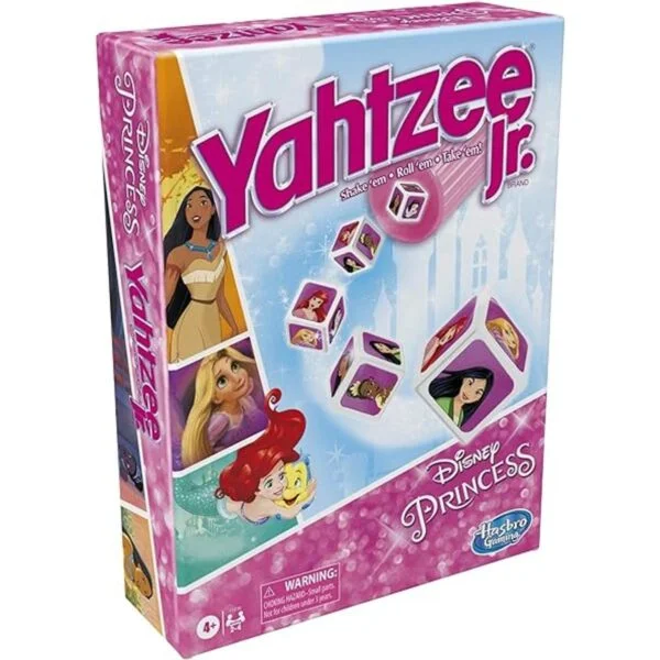 Yahtzee Jr. Disney Princess Edition Juego de mesa para_4
