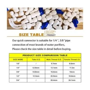 YZM SZ Adaptador de rosca hembra de 38 pulgadas_6