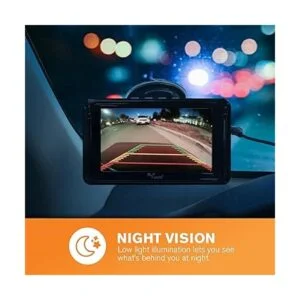 Yada Cámara de respaldo inalámbrica para automóvil con_3