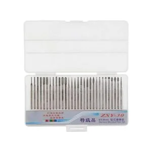 Yakamoz Juego de 30 piezas de fresas de diamante con