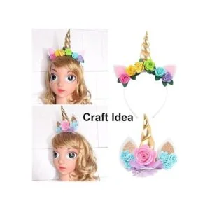 YYCRAFT Paquete de 20 apliques 4D con flores de fieltro de_3