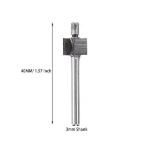 Yakamoz 10 piezas 18 Shank TitanioCoated Router Bit Set