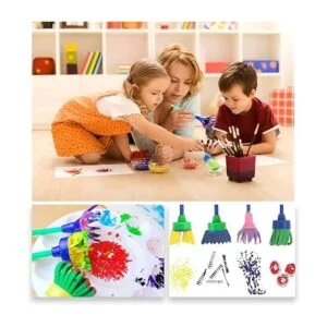 YZNlife Juego de 52 brochas de pintura de esponja kit de_2