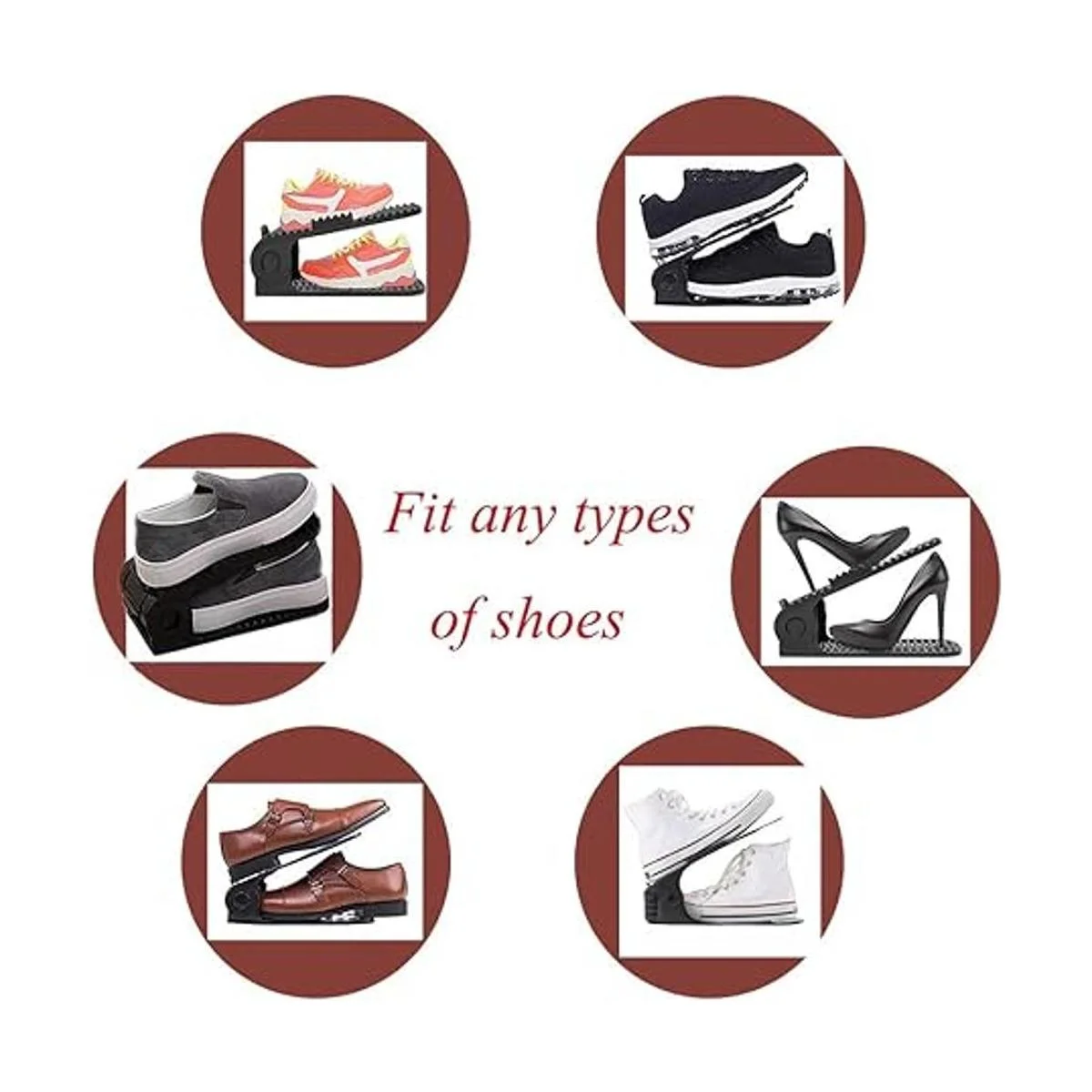 Yagizaai Bayou Ranuras para zapatos 8 piezas de_4