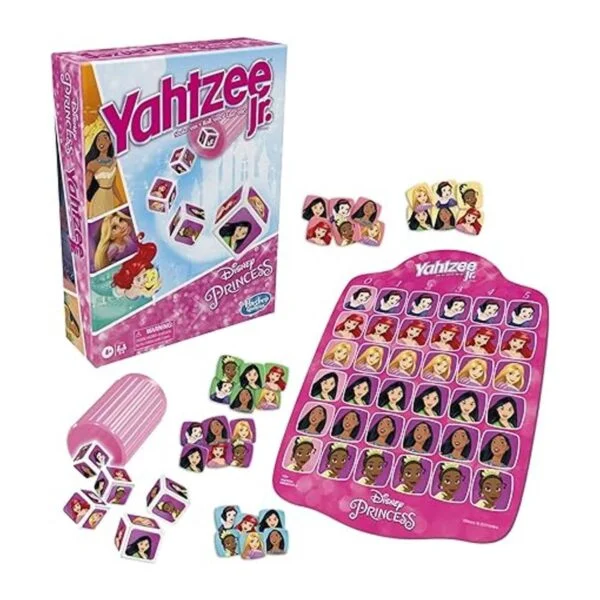 Yahtzee Jr. Disney Princess Edition Juego de mesa para_6