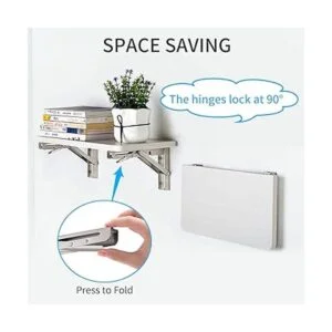 YUMORE Soportes plegables de 12 pulgadas carga máxima_4