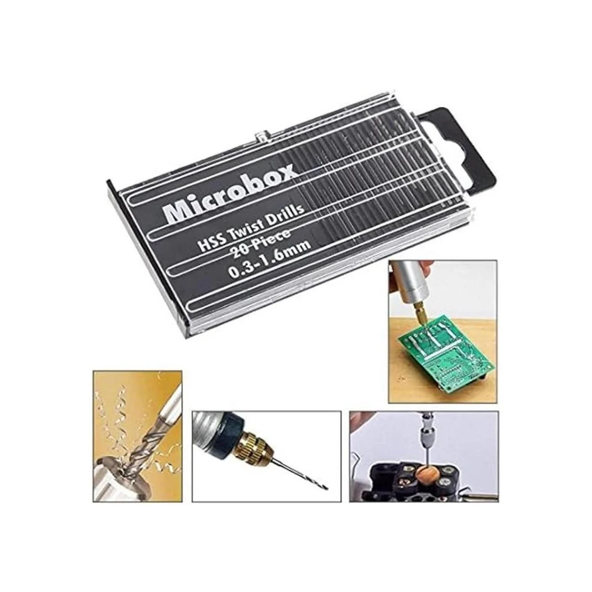 Yakamoz Juego de 20 mini brocas de vástago de 0.0120.063_6