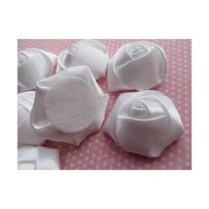 YYCRAFT Paquete de 20 rosas de satén de 2 pulgadas ramo_3