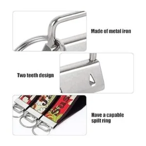 YOUNTHYE Paquete de 100 llaveros de 1 pulgada a granel_3