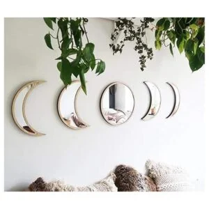 YUBAIHUI Juego de 5 piezas de decoración de pared bohemia_5