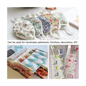 YOLUFER DIY tela de algodón paquete de 19.7 x 19.7