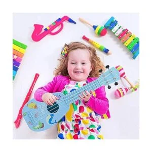 YOLOPLUS Juguete de guitarra de ukelele para niños de 17_6