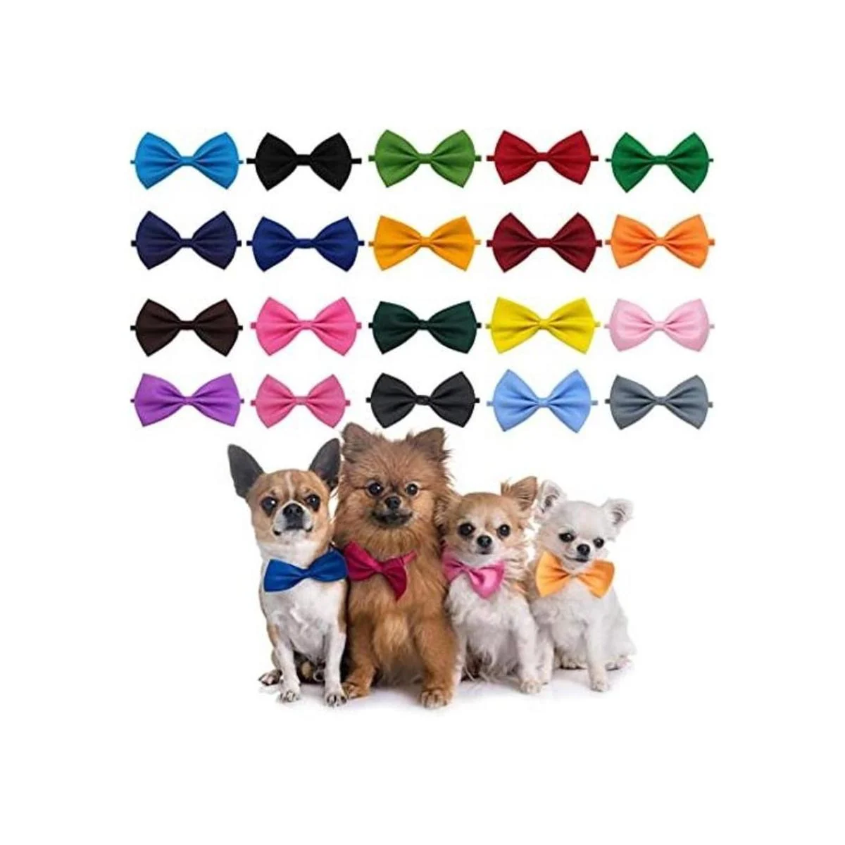 YUEPET 20 lazos para perros y mascotas ajustable 20