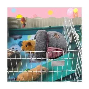 YUEPET Cama de conejillo de indias cueva cálida forro_6