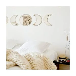 YUBAIHUI Juego de 5 piezas de decoración de pared bohemia_4