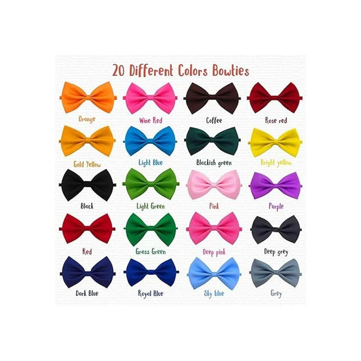 YUEPET 20 lazos para perros y mascotas ajustable 20