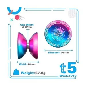 YOSTAR Yoyo Professional Yoyo T5 Plus Overlord aleación_3