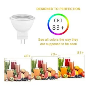 YUIIP Bombillas LED MR11 GU4 de 5 W 12 V 20 W 35 W 40