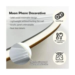 YUBAIHUI Juego de 5 piezas de decoración de pared bohemia_2