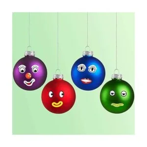 YTYKINOY 3 rollos 3000 unidades colorido nariz boca