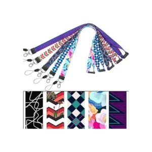 YOUOWO Paquete de 5 cordones retráctiles para tarjetas de_4