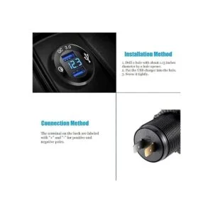 YONHAN Enchufe de carga rápida 3.0 dual USB toma de_2