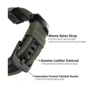 YOOSIDE Fenix 5Fenix 6 Correa de reloj de 0.866 in de