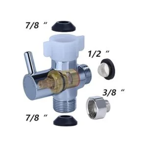 YUHX Adaptador de bidé T de latón con válvula de apagado_6