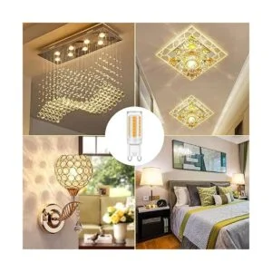 YUIIP Bombilla LED G9 equivalente a 4 W 40 W base G9