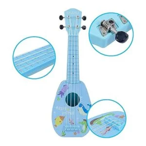 YOLOPLUS Juguete de guitarra de ukelele para niños de 17_3