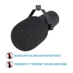 YOUSHARES Protector de viento para micrófono SM7B Funda_3