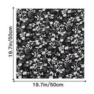 YOLUFER DIY tela de algodón paquete de 19.7 x 19.7