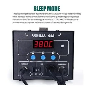 YIHUA 948 Estación de desoldadura 2 en 1 segura ESD de 80