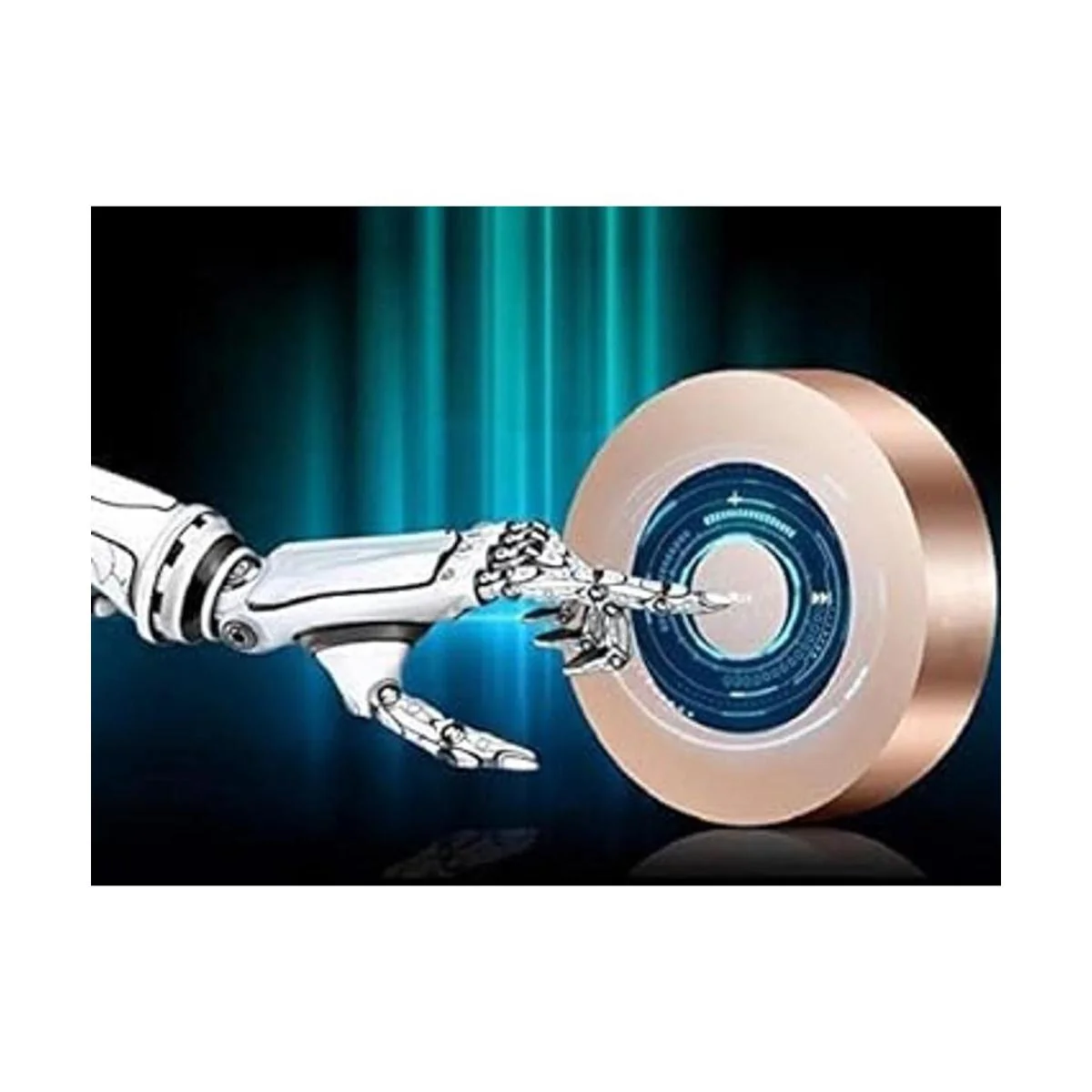 YIDAOYI Altavoz LED táctil Bluetooth portátil con sonido_2