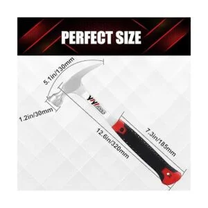 YIYITOOLS Martillo de garra recta 16 onzas. Estructura_2