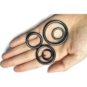 YIXISBest 50 piezas de anillo tórico de metal multiusos_3