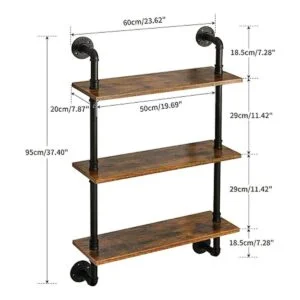 YMYNY Soporte industrial para estante de tubo de 3_5