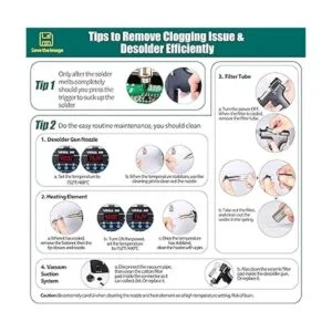 YIHUA 948 Estación de desoldadura 2 en 1 segura ESD de 80