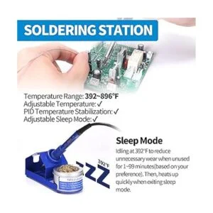 YIHUA 862BD SMD ESD Safe 2 en 1 estación de retrabajo de_3