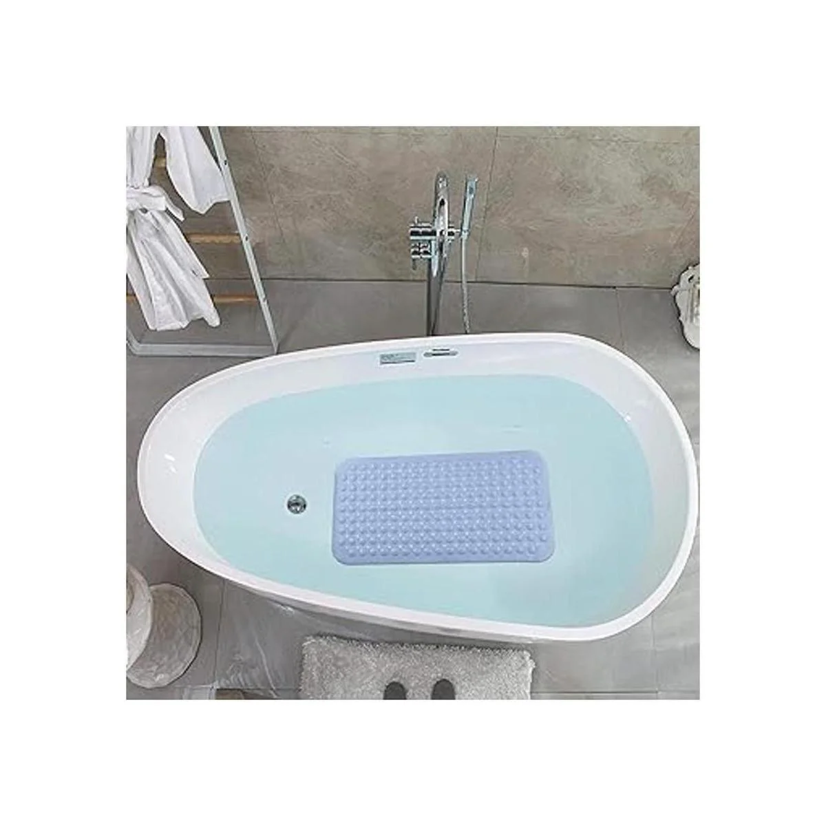 YINENN Tapete de ducha de 31 x 15.5 pulgadas