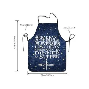 YISHOW Delantales de cocina unisex The Seven Daily Hobbit_2