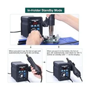 YIHUA Estación de retrabajo digital de aire caliente 959D_4