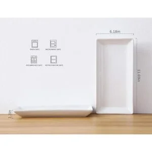 YHOSSEUN Platos de porcelana para servir bandejas_2