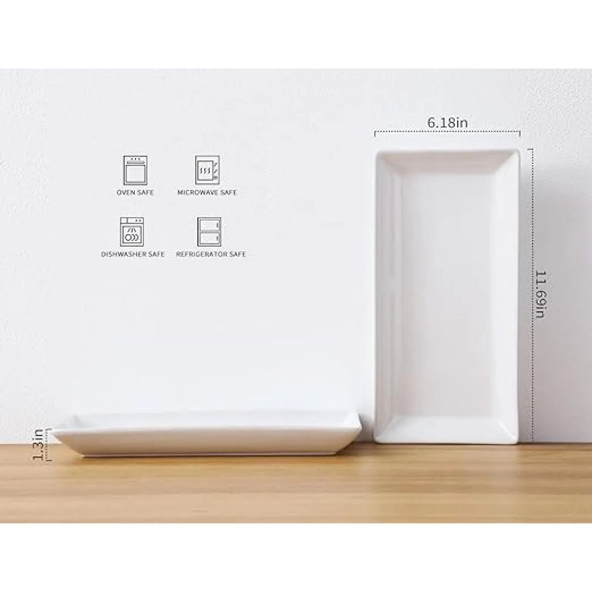 YHOSSEUN Platos de porcelana para servir bandejas_2