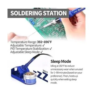 YIHUA 853D 2A USB Estación de soldadura SMD y retrabajo_4