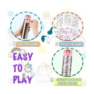 YOFUN Termo o botella de agua sin BPA que incluye un kit_3