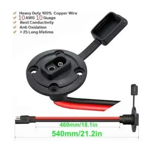 YETOR SAE conector de alimentación solar 10 AWG SAE cable_2