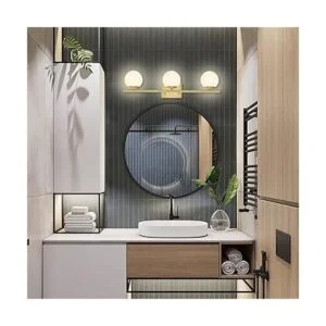 YHTlaeh Apliques para tocador baño espejo bar de_6