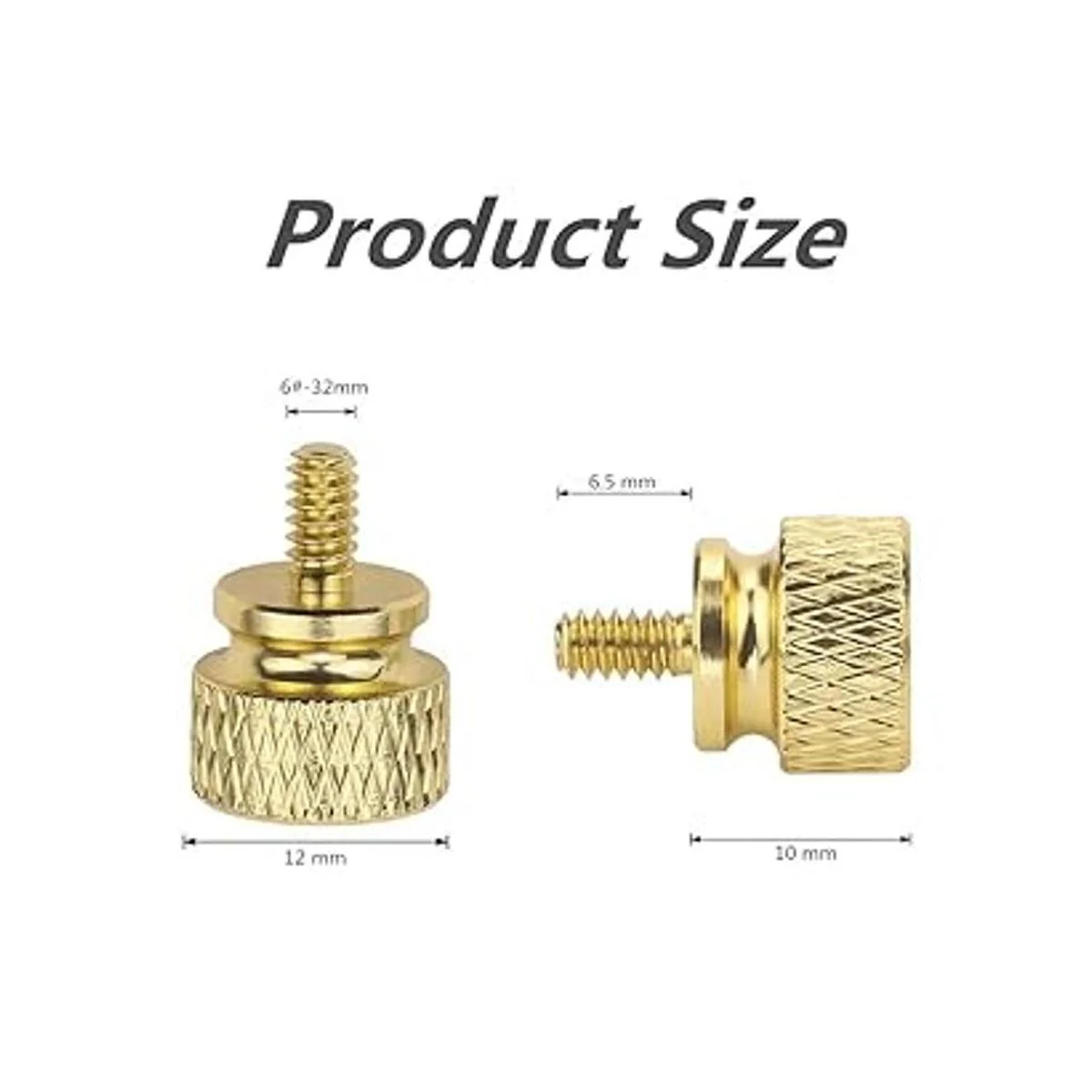YATENG Juego de 10 tornillos para pulgar de aluminio_4